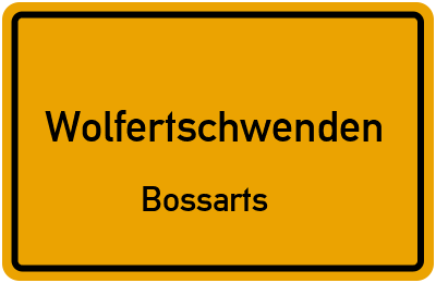 Straßenverzeichnis Wolfertschwenden Bossarts