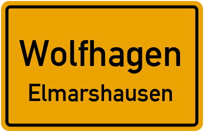Straßenverzeichnis Wolfhagen Elmarshausen
