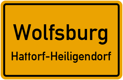 Straßenverzeichnis Wolfsburg Hattorf-Heiligendorf