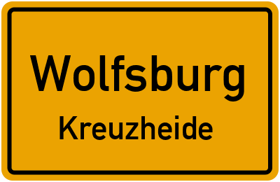 Straßenverzeichnis Wolfsburg Kreuzheide