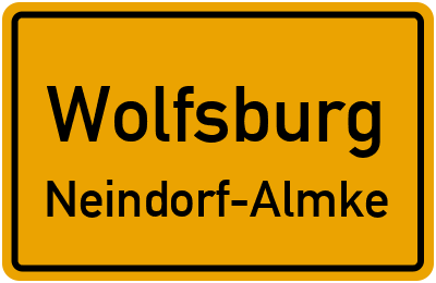 Straßenverzeichnis Wolfsburg Neindorf-Almke