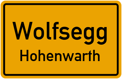 Straßenverzeichnis Wolfsegg Hohenwarth
