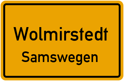 Straßenverzeichnis Wolmirstedt Samswegen