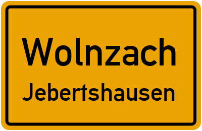 Straßenverzeichnis Wolnzach Jebertshausen