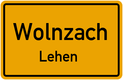 Straßenverzeichnis Wolnzach Lehen