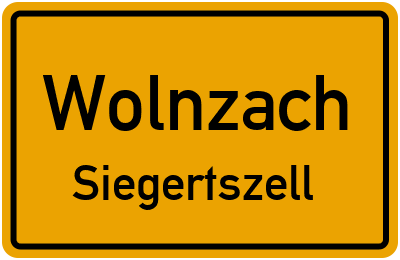 Straßenverzeichnis Wolnzach Siegertszell