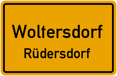 Straßenverzeichnis Woltersdorf Rüdersdorf