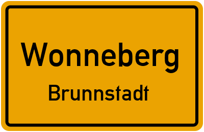 Straßenverzeichnis Wonneberg Brunnstadt