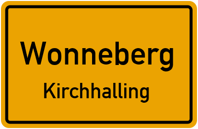 Straßenverzeichnis Wonneberg Kirchhalling