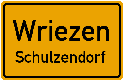 Straßenverzeichnis Wriezen Schulzendorf