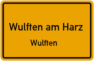 Straßenverzeichnis Wulften am Harz Wulften