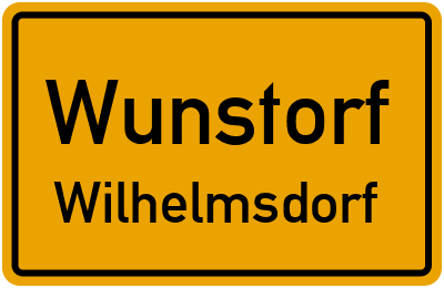 Straßenverzeichnis Wunstorf Wilhelmsdorf