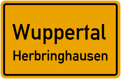 Straßenverzeichnis Wuppertal Herbringhausen