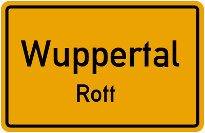 Straßenverzeichnis Wuppertal Rott