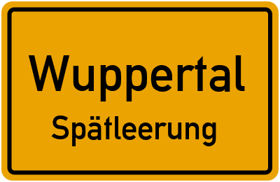Briefkasten mit Abendleerung in Wuppertal