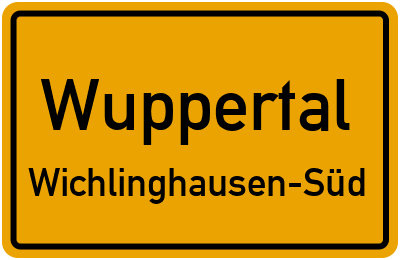Straßenverzeichnis Wuppertal Wichlinghausen-Süd