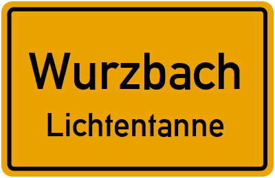 Straßenverzeichnis Wurzbach Lichtentanne