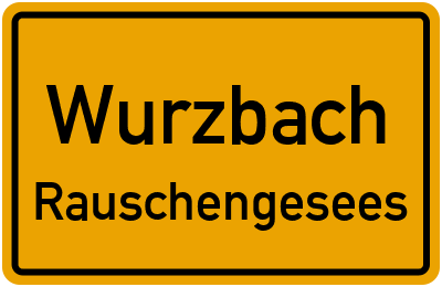 Straßenverzeichnis Wurzbach Rauschengesees