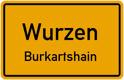 Straßenverzeichnis Wurzen Burkartshain