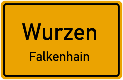 Straßenverzeichnis Wurzen Falkenhain
