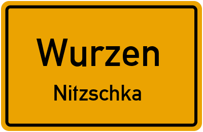 Straßenverzeichnis Wurzen Nitzschka