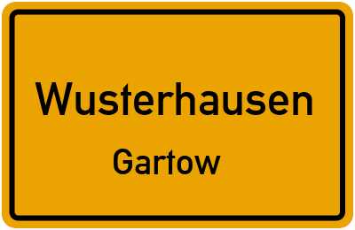 Straßenverzeichnis Wusterhausen Gartow