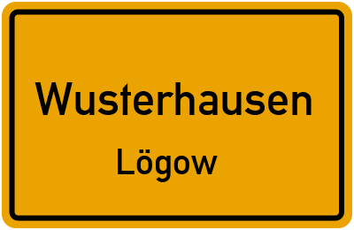 Straßenverzeichnis Wusterhausen Lögow