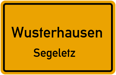 Straßenverzeichnis Wusterhausen Segeletz