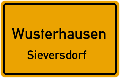 Straßenverzeichnis Wusterhausen Sieversdorf