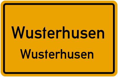 Straßenverzeichnis Wusterhusen Wusterhusen
