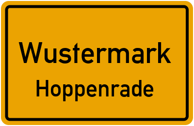 Straßenverzeichnis Wustermark Hoppenrade