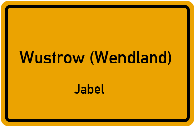 Straßenverzeichnis Wustrow (Wendland) Jabel