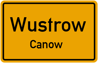 Straßenverzeichnis Wustrow Canow