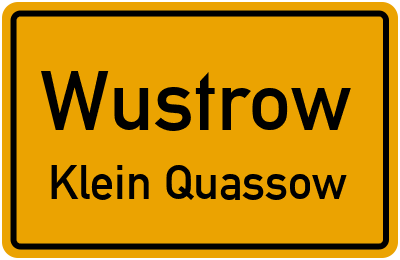 Straßenverzeichnis Wustrow Klein Quassow
