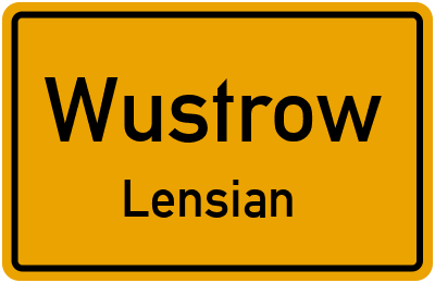 Straßenverzeichnis Wustrow Lensian