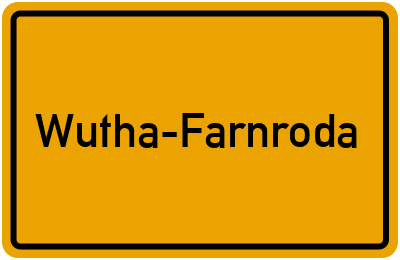 Wutha-Farnroda in Thüringen