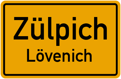 Straßenverzeichnis Zülpich Lövenich