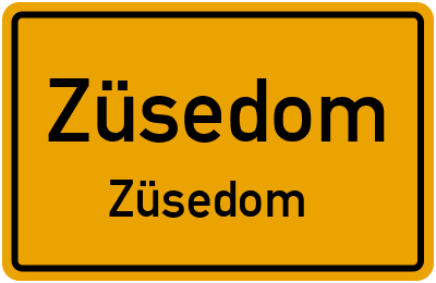 Straßenverzeichnis Züsedom Züsedom