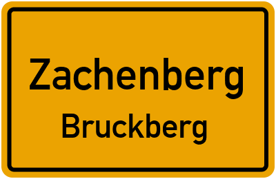 Straßenverzeichnis Zachenberg Bruckberg