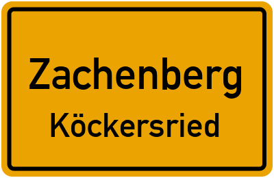 Straßenverzeichnis Zachenberg Köckersried
