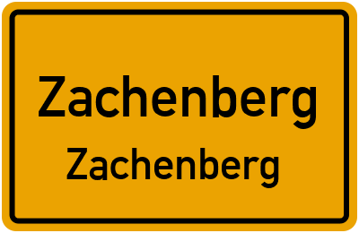 Straßenverzeichnis Zachenberg Zachenberg
