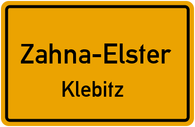 Straßenverzeichnis Zahna-Elster Klebitz
