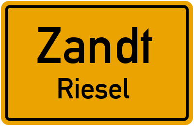 Straßenverzeichnis Zandt Riesel