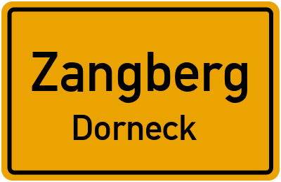 Straßenverzeichnis Zangberg Dorneck