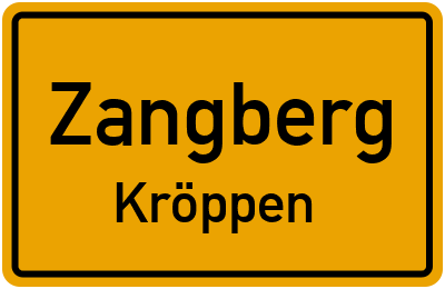 Straßenverzeichnis Zangberg Kröppen