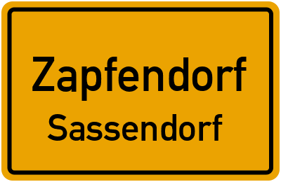 Straßenverzeichnis Zapfendorf Sassendorf