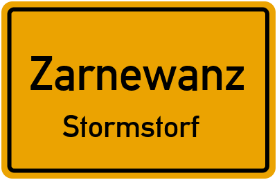 Straßenverzeichnis Zarnewanz Stormstorf