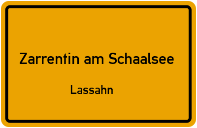 Straßenverzeichnis Zarrentin am Schaalsee Lassahn