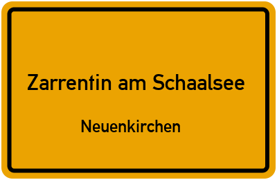 Straßenverzeichnis Zarrentin am Schaalsee Neuenkirchen