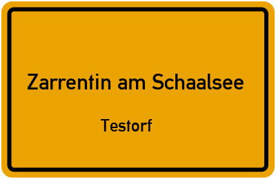 Straßenverzeichnis Zarrentin am Schaalsee Testorf
